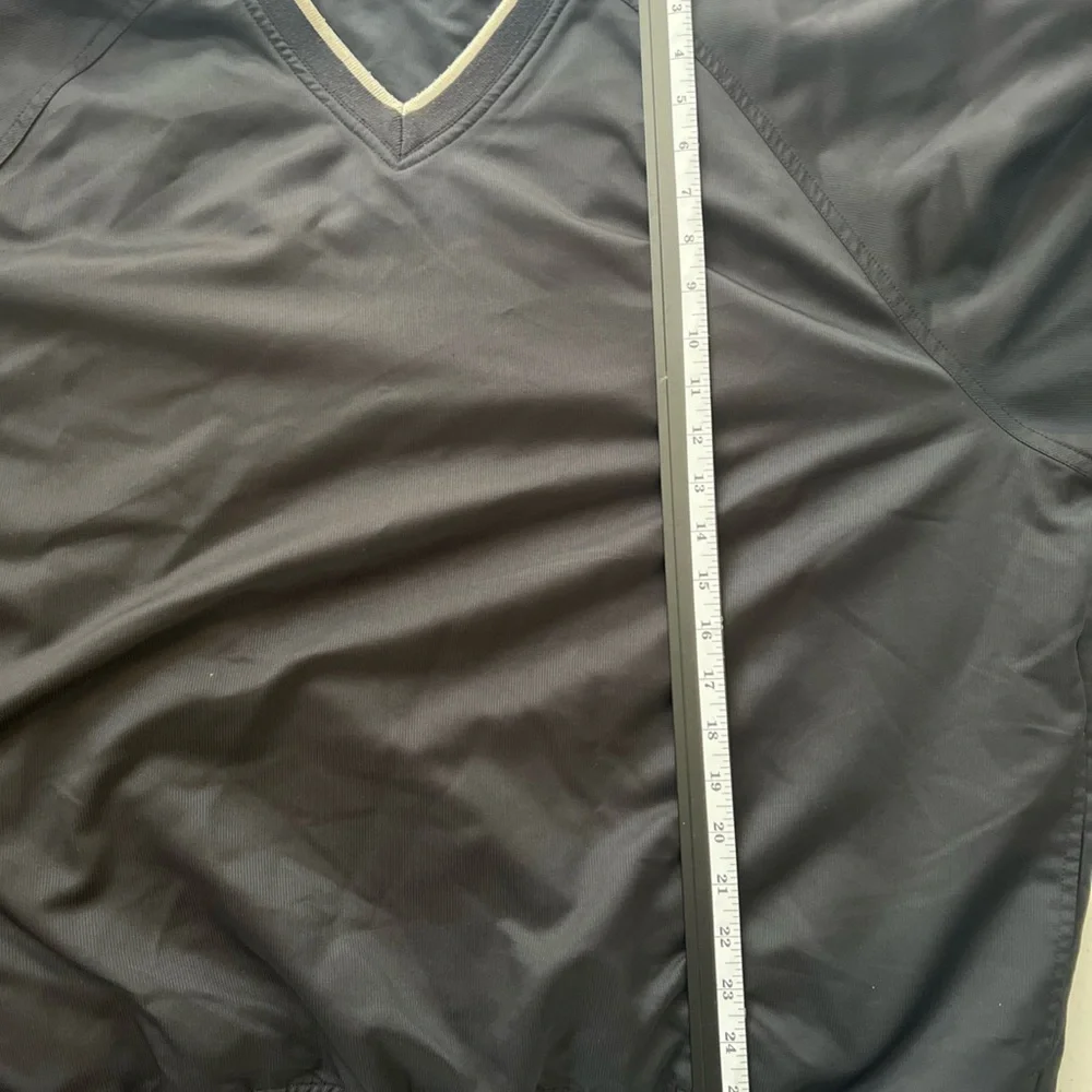 George Golf Sweatshirt Windbreaker Men’s XL Black V-Neck Retro Style Pullover